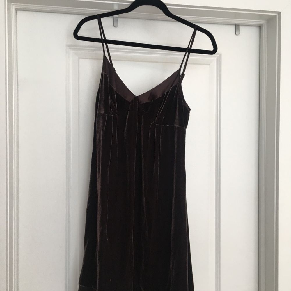 Velvet Strapless Dress